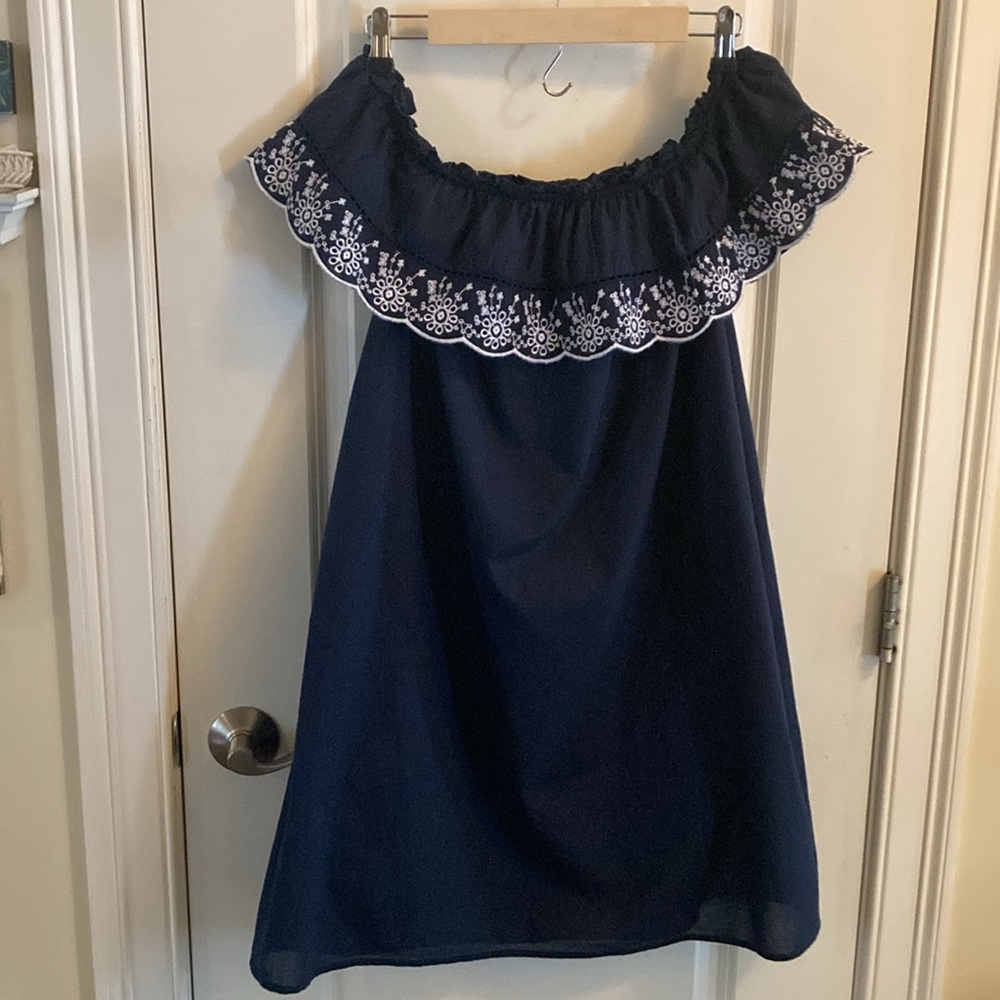 Primark Navy Blue Sleeveless Women’s Dress.  Size 10
